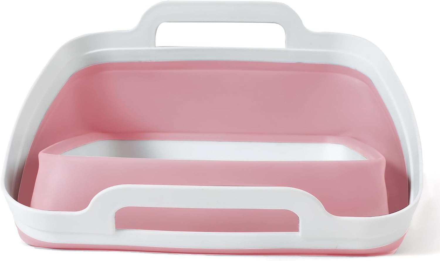 Collapsible Dish Basin with Drain Plug, Foldable Sink, 2.4 Gal (9L) | Space-Saving Wash Basin for Kitchen, Baby Bottles, Vegetable Washing, Camping, RV and Party Beverage Tubs