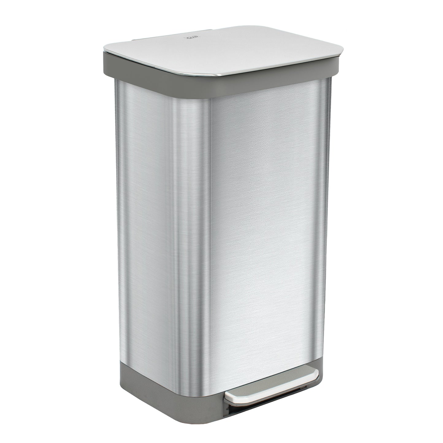 Glad Stainless Steel Trash Can and Bag Bundle