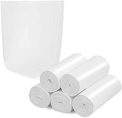 8 Gallon Compostable Trash Bags  Tall Kitchen Garbage Bags Recycling Unscented Strong Wastebasket Bin Liners Medium Trash Can Liners for Bathroom,Bedroom,Office,Car (White)