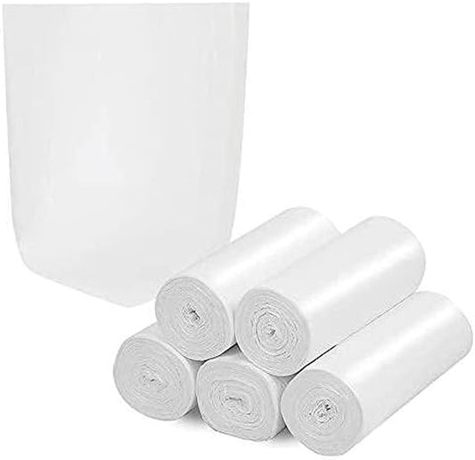 8 Gallon Compostable Trash Bags  Tall Kitchen Garbage Bags Recycling Unscented Strong Wastebasket Bin Liners Medium Trash Can Liners for Bathroom,Bedroom,Office,Car (White)