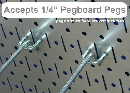 Pegboard Value Pack - Set of Three 16-Inch Tall x 32-Inch Wide Horizontal Metal Wallboards for Home and Garage Tool Storage Organization in Beige