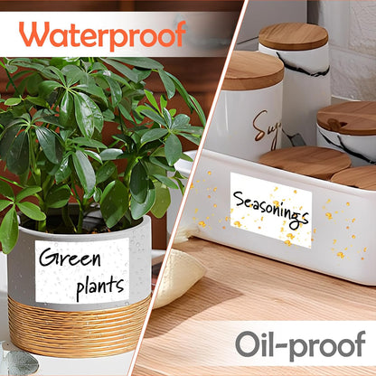 180Pcs 4"X6" Labels for Storage Bins, Removable No Residue Large Storage Bin Labels, Waterproof & Oil-Resistant & Tear-Resistant Stickers for Plastic Bins, Boxes, and Cases