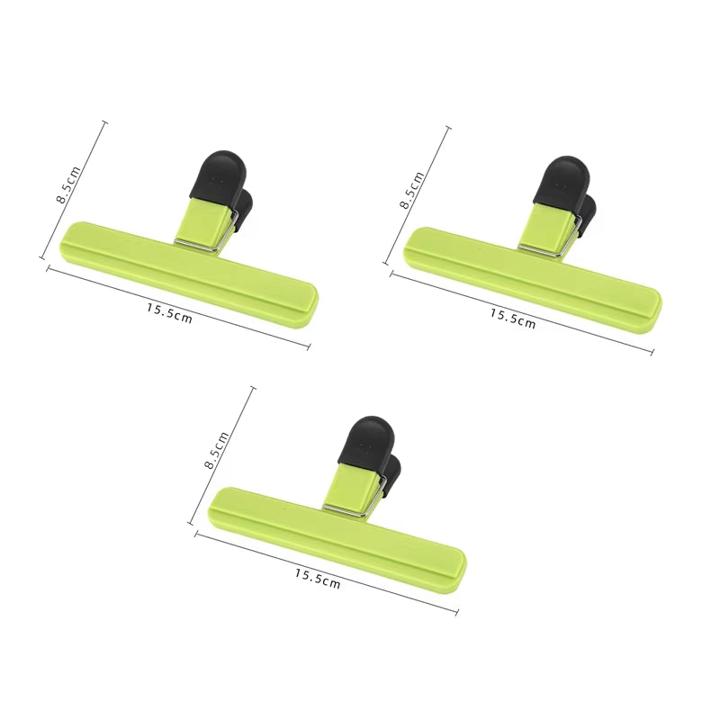 Portable Bag Clips Kitchen Storage Food Snack Seal Sealing Bag Clips Sealer Clamp Plastic Tool Kitchen Organization Accessories