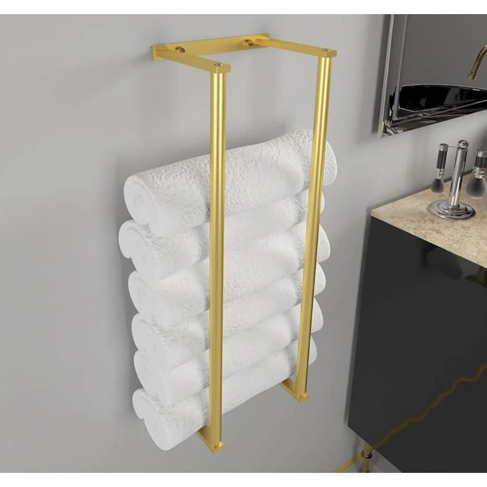 Towel Tower of Power: The Ultimate Rolled Towel Holder for Bathroom Bliss!