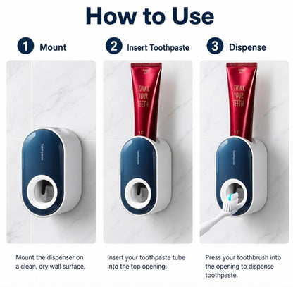 Toothpaste Ninja: The Hands-Free Squeezer That Fights Bathroom Mess Without a Drill!