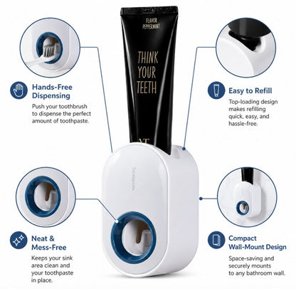 Toothpaste Ninja: The Hands-Free Squeezer That Fights Bathroom Mess Without a Drill!