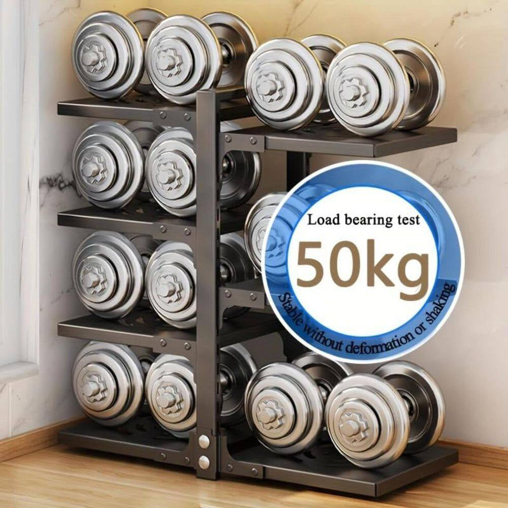 24 In. 7-Tier Black Standing Adjustable Pot and Pan Organizer, under Cabinet Heavy Duty Storage Rack Pot Rack