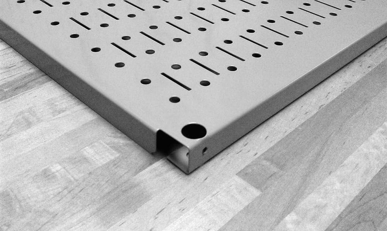 Pegboard Value Pack - Set of Three 16-Inch Tall x 32-Inch Wide Horizontal Metal Wallboards for Home and Garage Tool Storage Organization in Beige