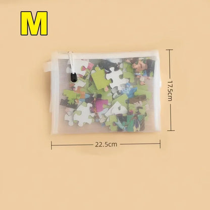 3/5/10Pcs Mesh Zipper File Bag Waterproof Moisture-Proof Zipper Folder Toy Storage Bag Storage Tools Cosmetic Organization Bag