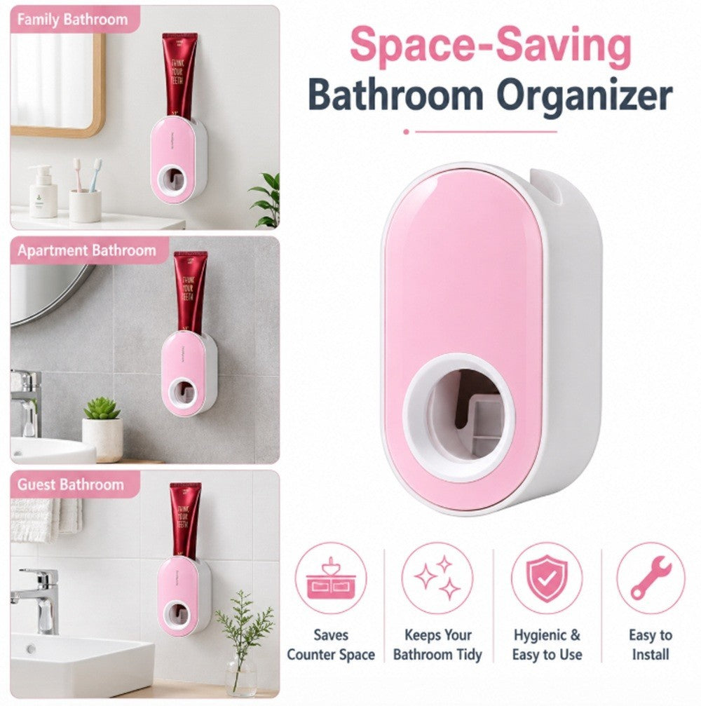Toothpaste Ninja: The Hands-Free Squeezer That Fights Bathroom Mess Without a Drill!