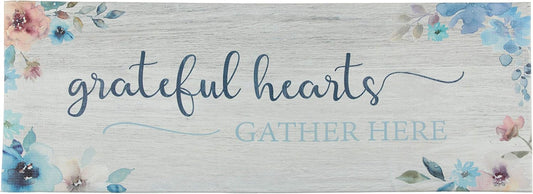 Kitchen Mat Cushioned anti Fatigue Floor Mat,19.6"X55", Thick Non Slip Waterproof Kitchen Rugs and Mats, Standing Mat for Kitchen,Floor,Home,Office,Desk,Sink (Grateful Hearts Gather)
