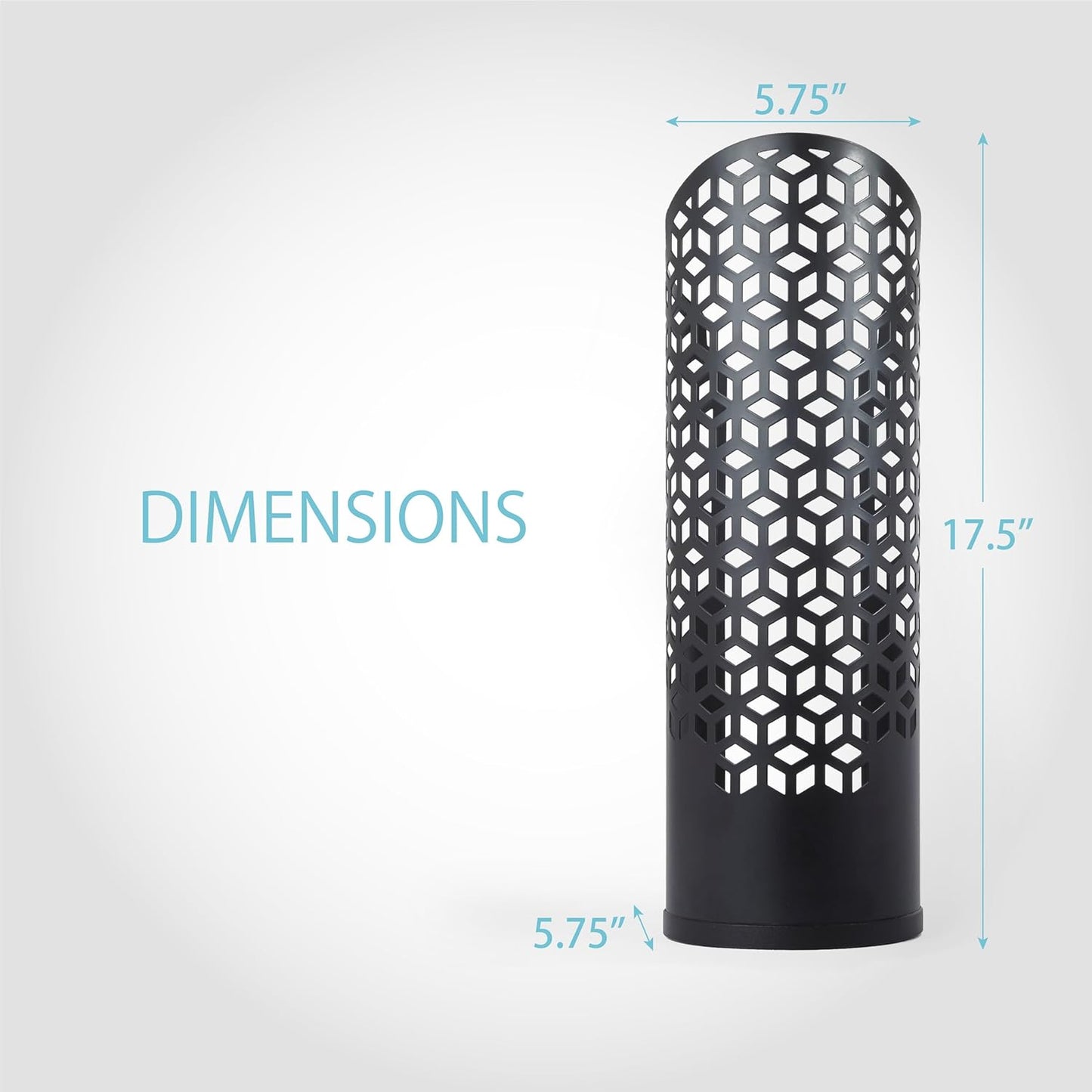 Rollo Hexacube: The Throne's Secret Stash - 4 Rolls of Softness in a Stylish Matte Black Fortress, No Tools Required for Your Bathroom's Royalty!