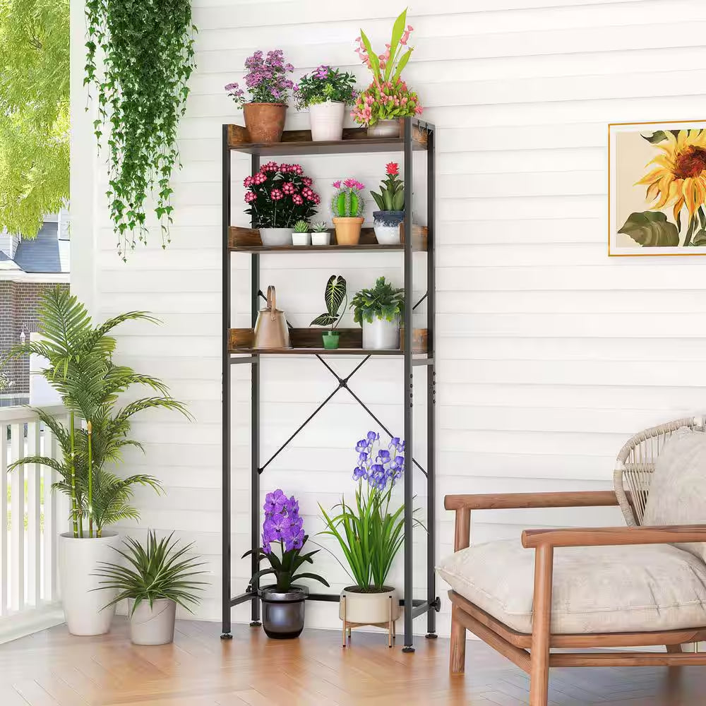 The Great Toilet Tetris: 3-Tier Metal Shelf for Your Bathroom's Vertical Ambitions!