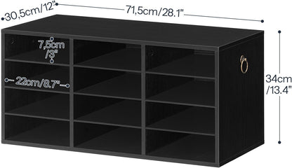 The Great Mail Tetris: Wooden Wonder for Sorting Your Life’s Paper Chaos, 12 Slots of Organizational Glory!