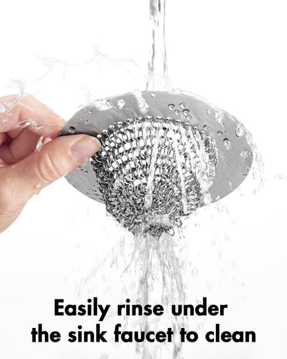 Reversible Kitchen Sink Drain Strainer, Anti-Clog Flat Edge Design | Anti-Slip Fit, Fast Drainage, Easy Flip Cleaning, Standard Sink Fit, Large Capacity, 304 Stainless Steel, Patented Design