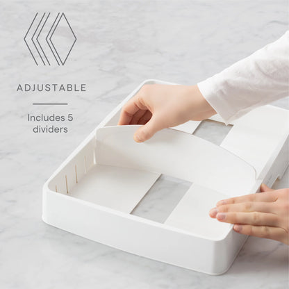 Storalid® Food Container Lid Organizer, for Kitchen Cabinet Storage, Large