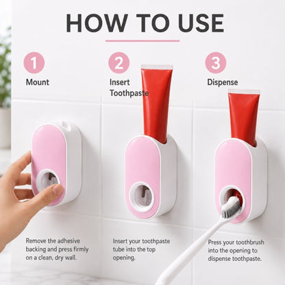 Toothpaste Ninja: The Hands-Free Squeezer That Fights Bathroom Mess Without a Drill!