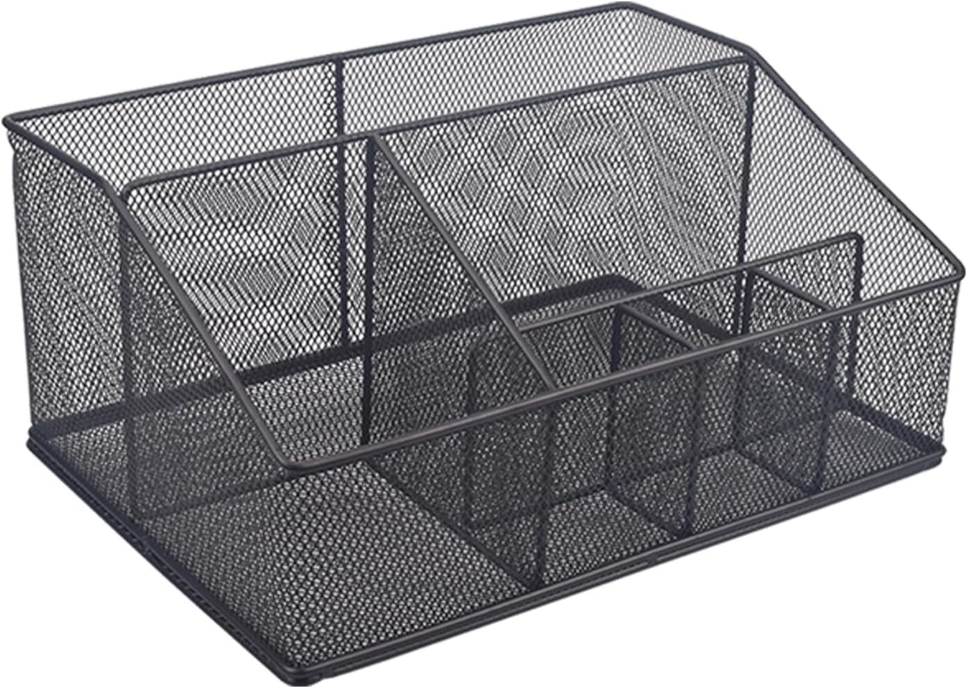 Universal Pet Grooming Supplies Organizer, Dog Storage Organizer for Grooming Supplies, 6-Compartment Mesh Wire Dog Stuff Storage Organizer for Dogs Cat Grooming Blanket,Shampoo,Trimmer,Clipper,Brush