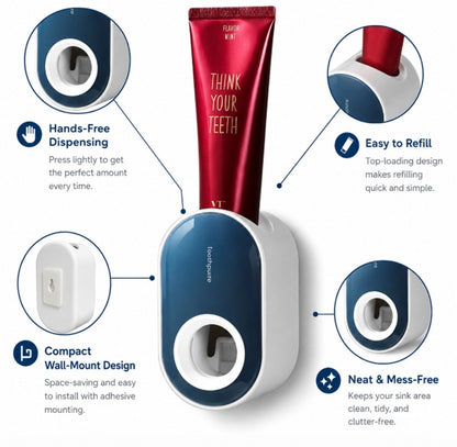 Toothpaste Ninja: The Hands-Free Squeezer That Fights Bathroom Mess Without a Drill!