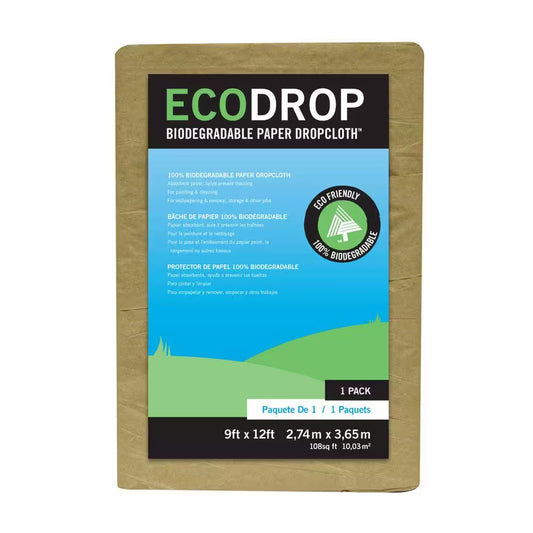 Ecodrop 9 Ft. X 12 Ft. Paper Drop Cloth