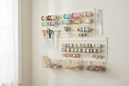 Pegboard in Craft Room